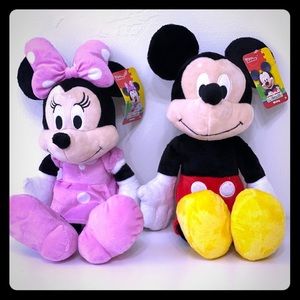 Minnie and Mickey 18 inch Plush